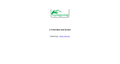 Desktop Screenshot of biogyogyfit.hu